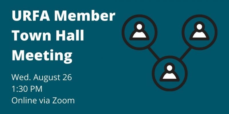 The URFA Member Town Hall meeting will be held at 2:00 pm on October 7.